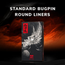 CAM x AMI JAMES Cartridges - Standard Bugpin Round Liners - #10 (0.30mm) - 20/Box
