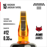 CAM x AMI JAMES Cartridges - Magnums - #12 (0.35mm) - 20/Box
