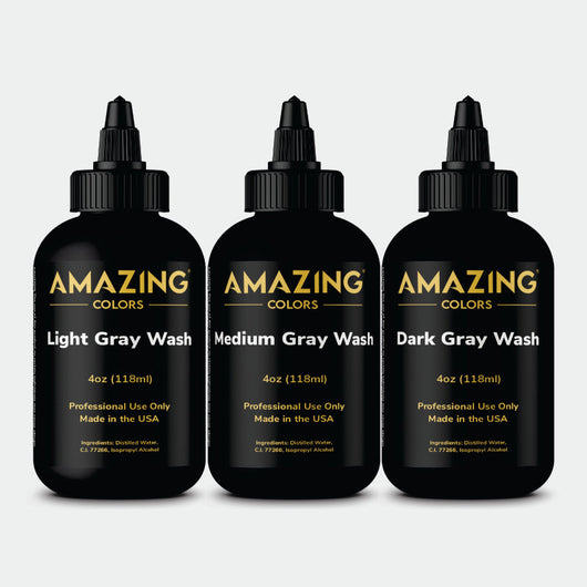Gray Wash Set (3 Bottle Set) - Amazing Colors (4oz.)