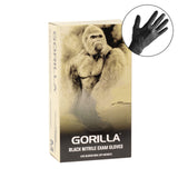 Gorilla Black Nitrile Exam Gloves - Lightweight